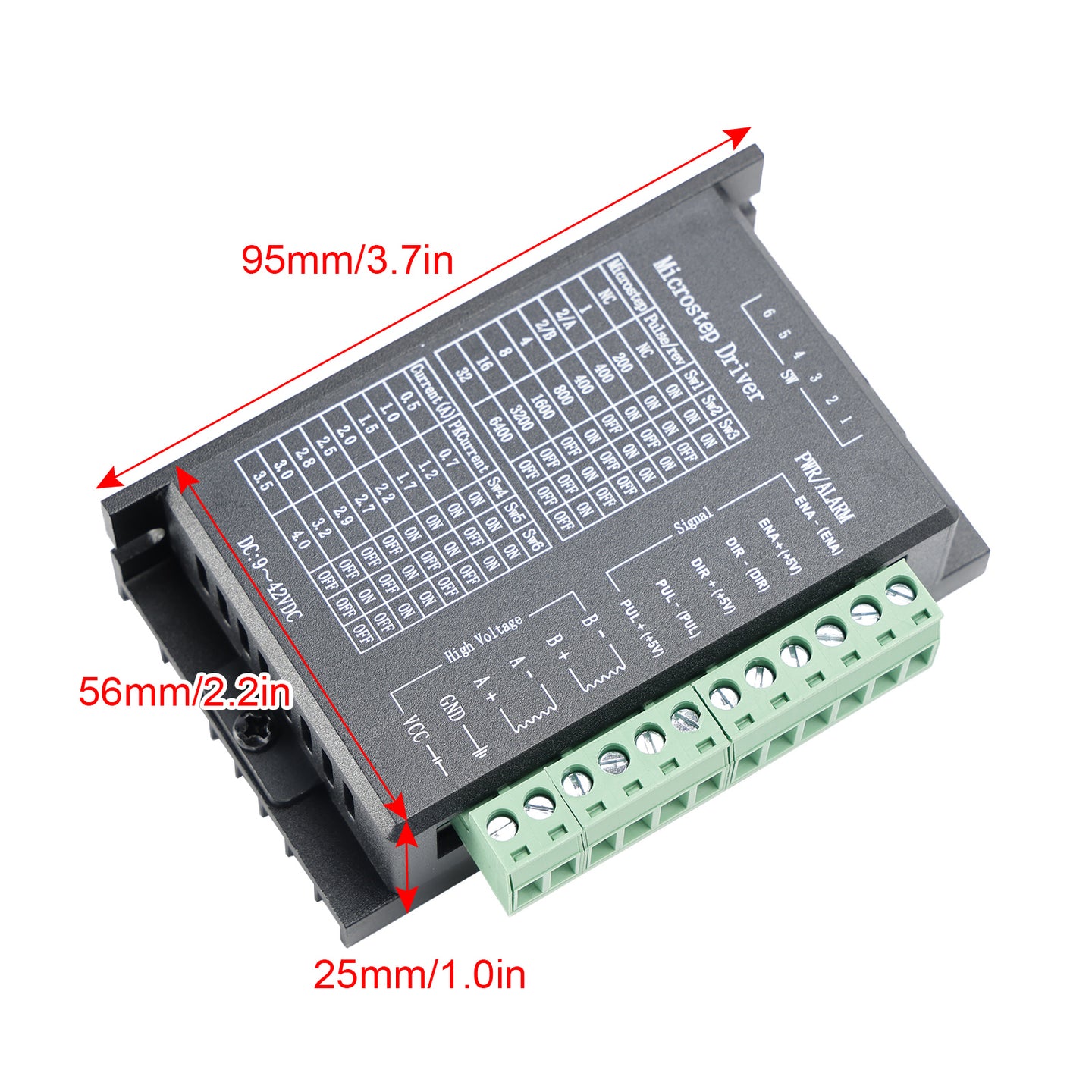 Stepper Motor Driver TB6600 4A DC9-40V For Nema 17 Nema 23 42/57/86 Motor