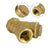1/2"-1" NPT Thread Y Shaped Brass Strainer Filter Valve Connector For Water Oil, 1/2"