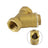 1/2"-1" NPT Thread Y Shaped Brass Strainer Filter Valve Connector For Water Oil, 1/2"