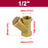 1/2"-1" NPT Thread Y Shaped Brass Strainer Filter Valve Connector For Water Oil, 1/2"
