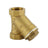 1/2"-1" NPT Thread Y Shaped Brass Strainer Filter Valve Connector For Water Oil, 1/2"