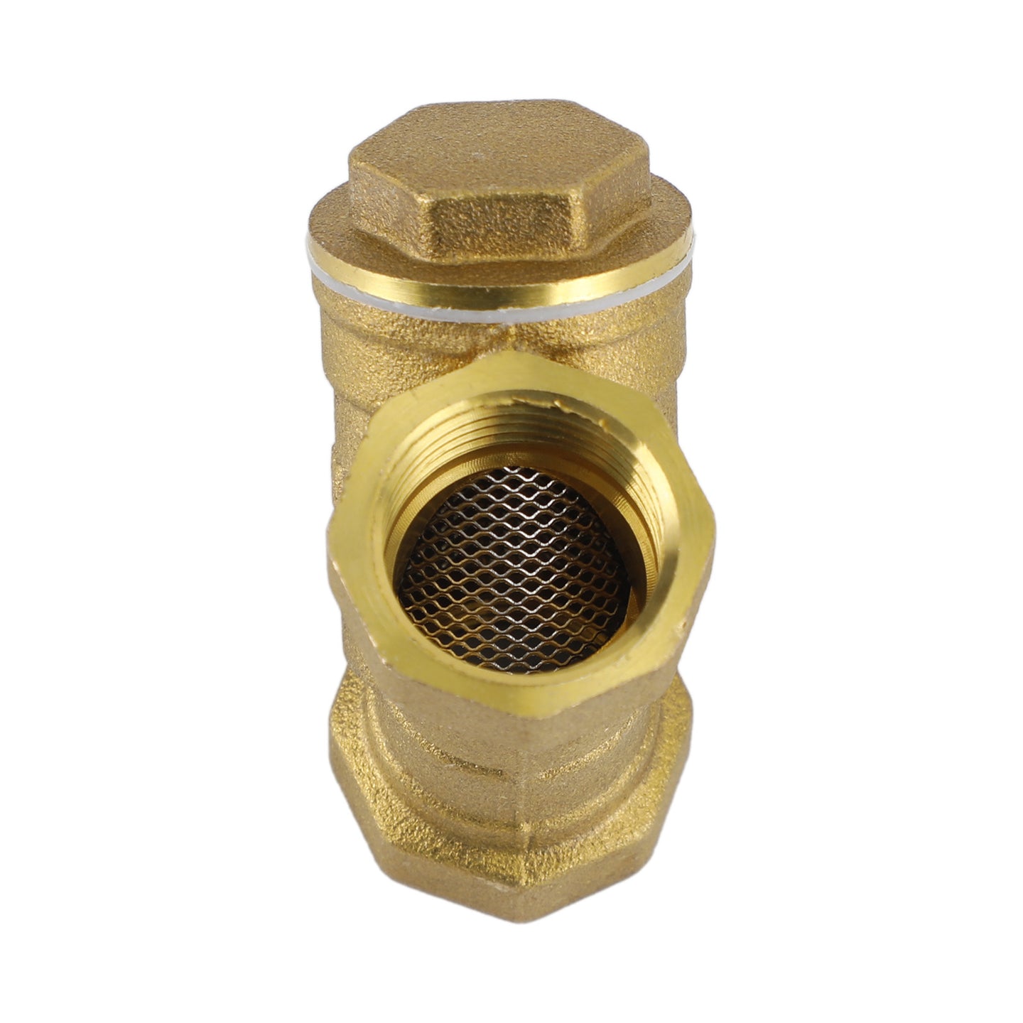 1/2"-1" NPT Thread Y Shaped Brass Strainer Filter Valve Connector For Water Oil, 1/2"