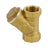 1/2"-1" NPT Thread Y Shaped Brass Strainer Filter Valve Connector For Water Oil, 1/2"