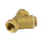 1/2"-1" NPT Thread Y Shaped Brass Strainer Filter Valve Connector For Water Oil, 1/2"