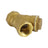 1/2"-1" NPT Thread Y Shaped Brass Strainer Filter Valve Connector For Water Oil, 1/2"