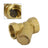 1/2" NPT Brass Y-Strainer Filter Valve, 232 PSI for Water, Gas & Oil Lines