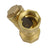 1/2" NPT Brass Y-Strainer Filter Valve, 232 PSI for Water, Gas & Oil Lines