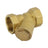 1/2" NPT Brass Y-Strainer Filter Valve, 232 PSI for Water, Gas & Oil Lines
