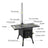Outdoor Portable Camping Folding Wood Stove Picnic Cook Heat (Copy)