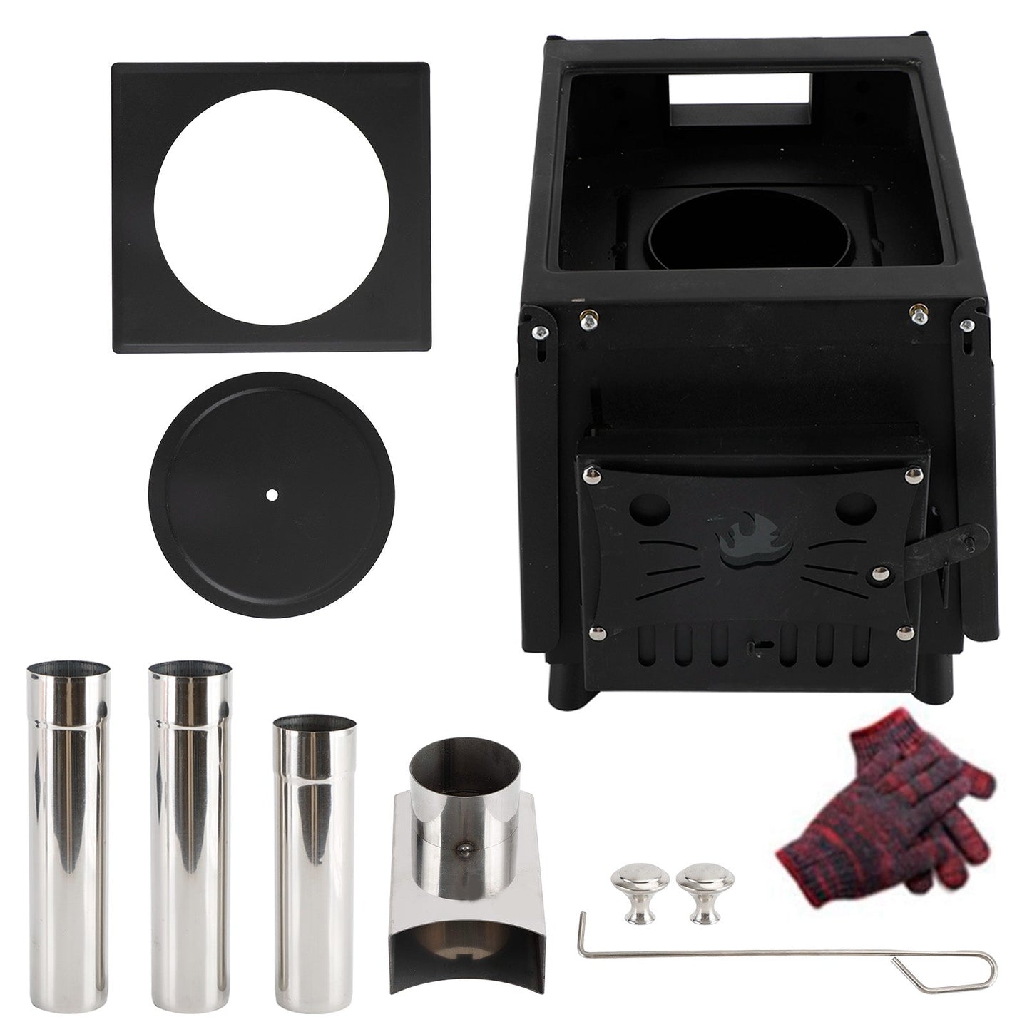 Outdoor Portable Camping Folding Wood Stove Picnic Cook Heat (Copy)