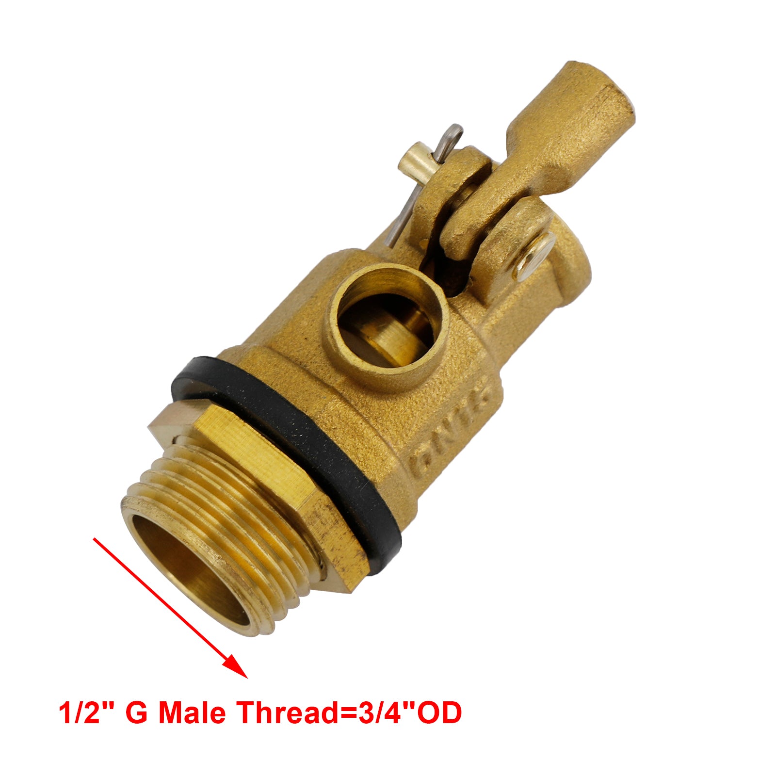 1/2"-1"Male Thread Float Ball Valve Floating Ball Stainless Steel Water Sensor, 1/2"