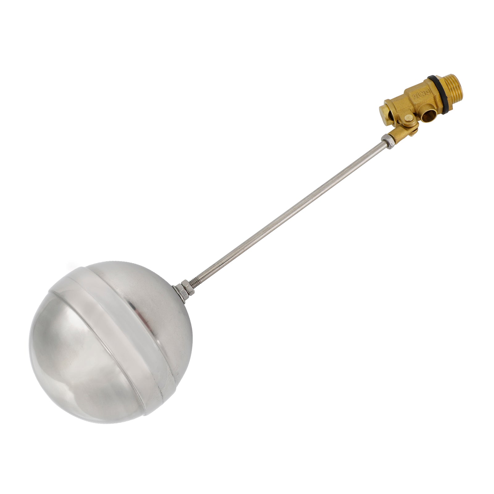 1/2"-1"Male Thread Float Ball Valve Floating Ball Stainless Steel Water Sensor, 1/2"