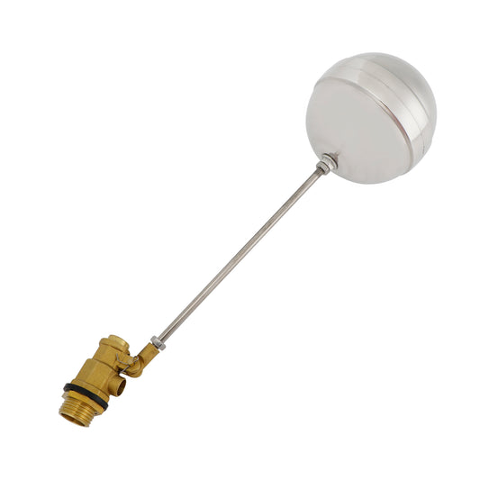 1/2"-1"Male Thread Float Ball Valve Floating Ball Stainless Steel Water Sensor, 1/2"