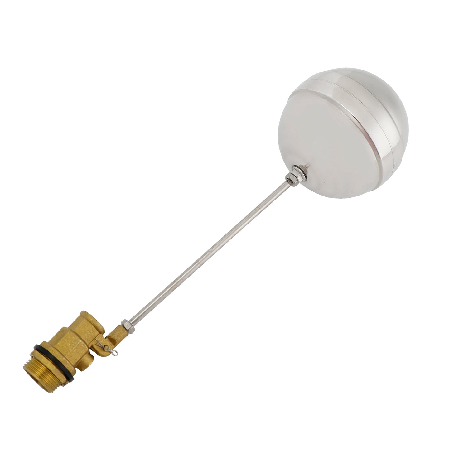 1/2"-1"Male Thread Float Ball Valve Floating Ball Stainless Steel Water Sensor, 3/4"