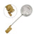 1/2"-1"Male Thread Float Ball Valve Floating Ball Stainless Steel Water Sensor, 1"