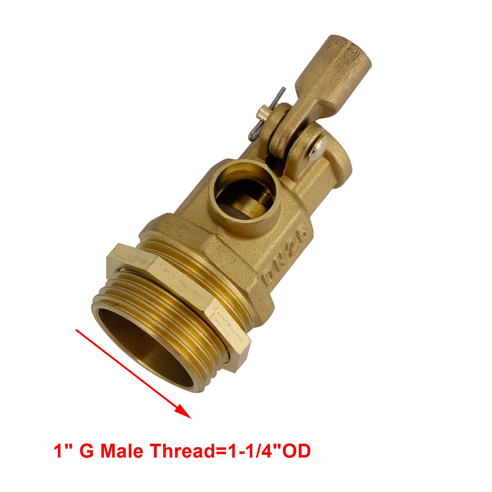 1/2"-1"Male Thread Float Ball Valve Floating Ball Stainless Steel Water Sensor, 1"