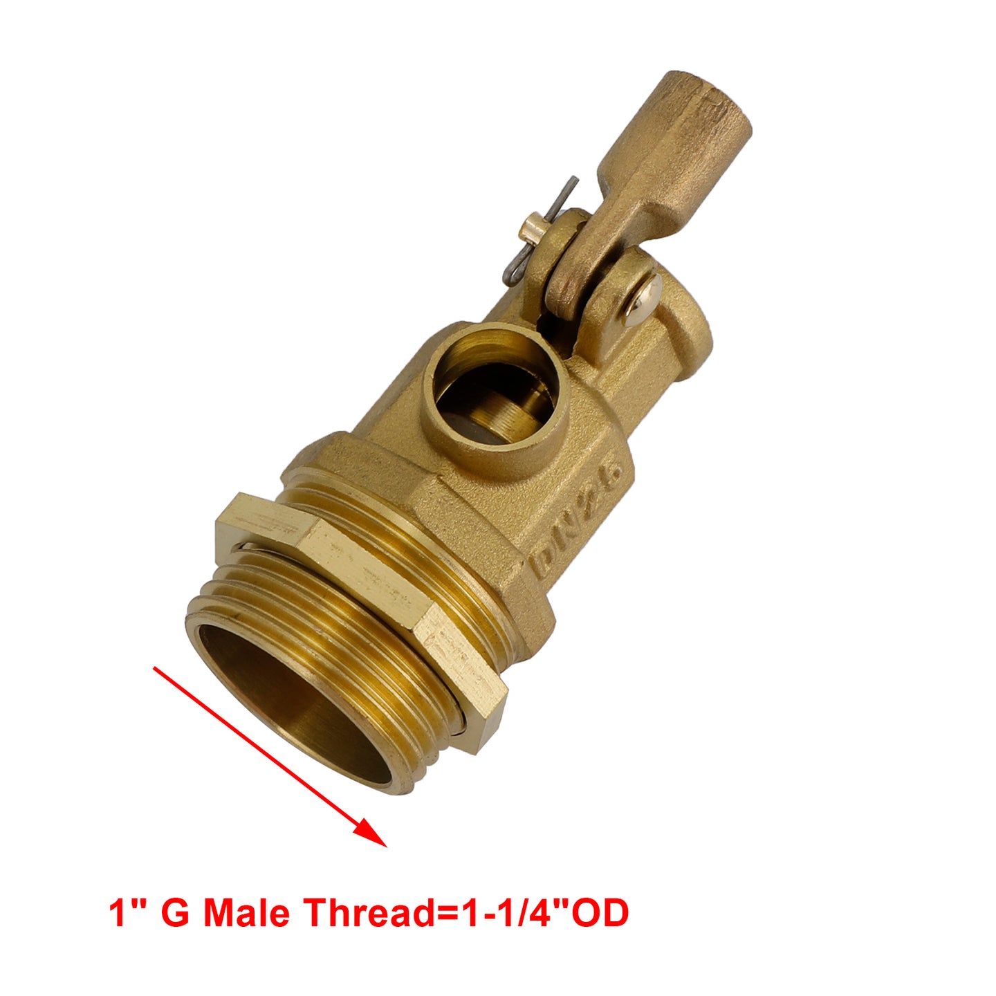 1/2"-1"Male Thread Float Ball Valve Floating Ball Stainless Steel Water Sensor, 1"