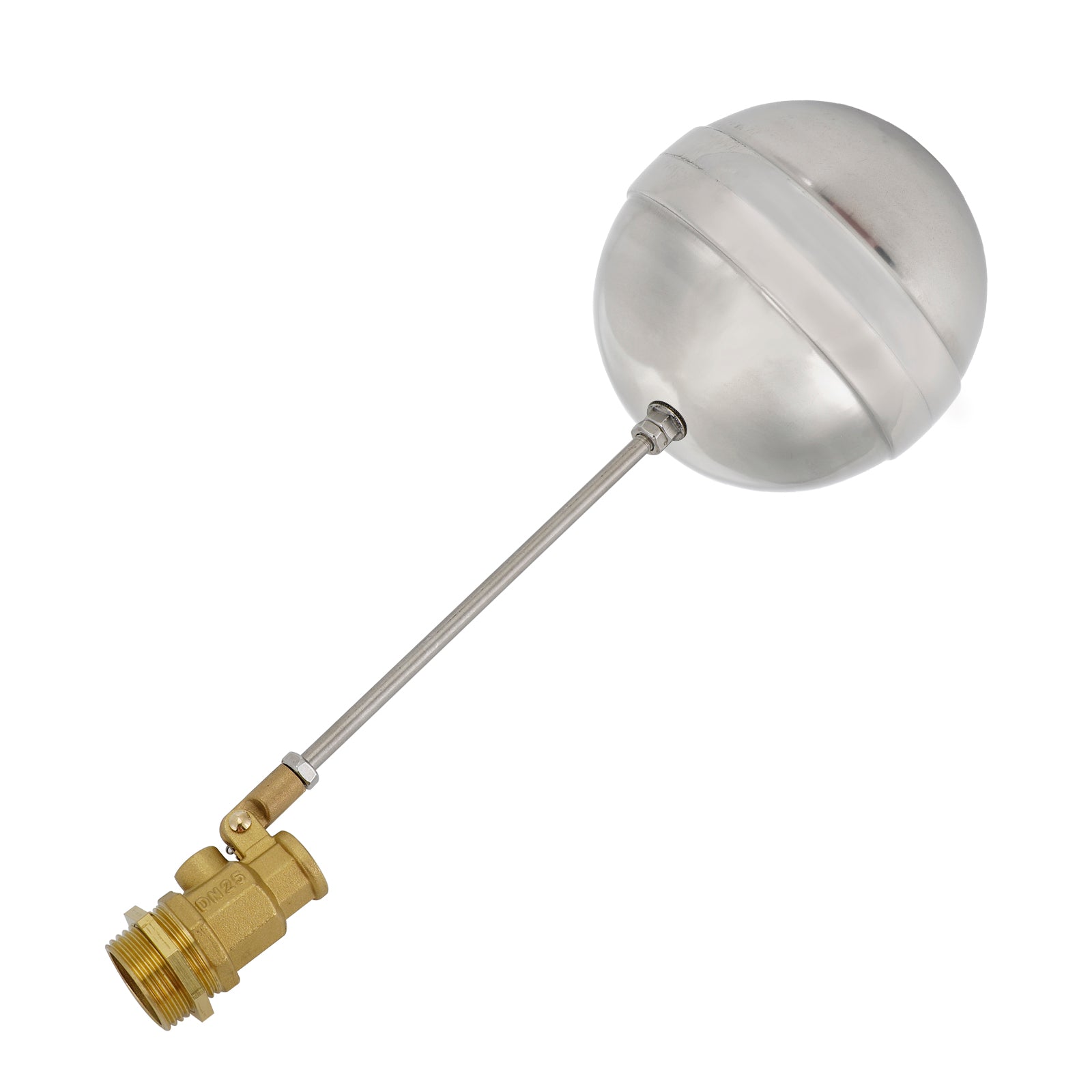 1/2"-1"Male Thread Float Ball Valve Floating Ball Stainless Steel Water Sensor, 1"