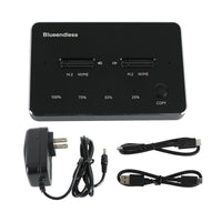 M.2 NVMe SSD Docking Station & Duplicator – USB External Solid State Drive Enclosure