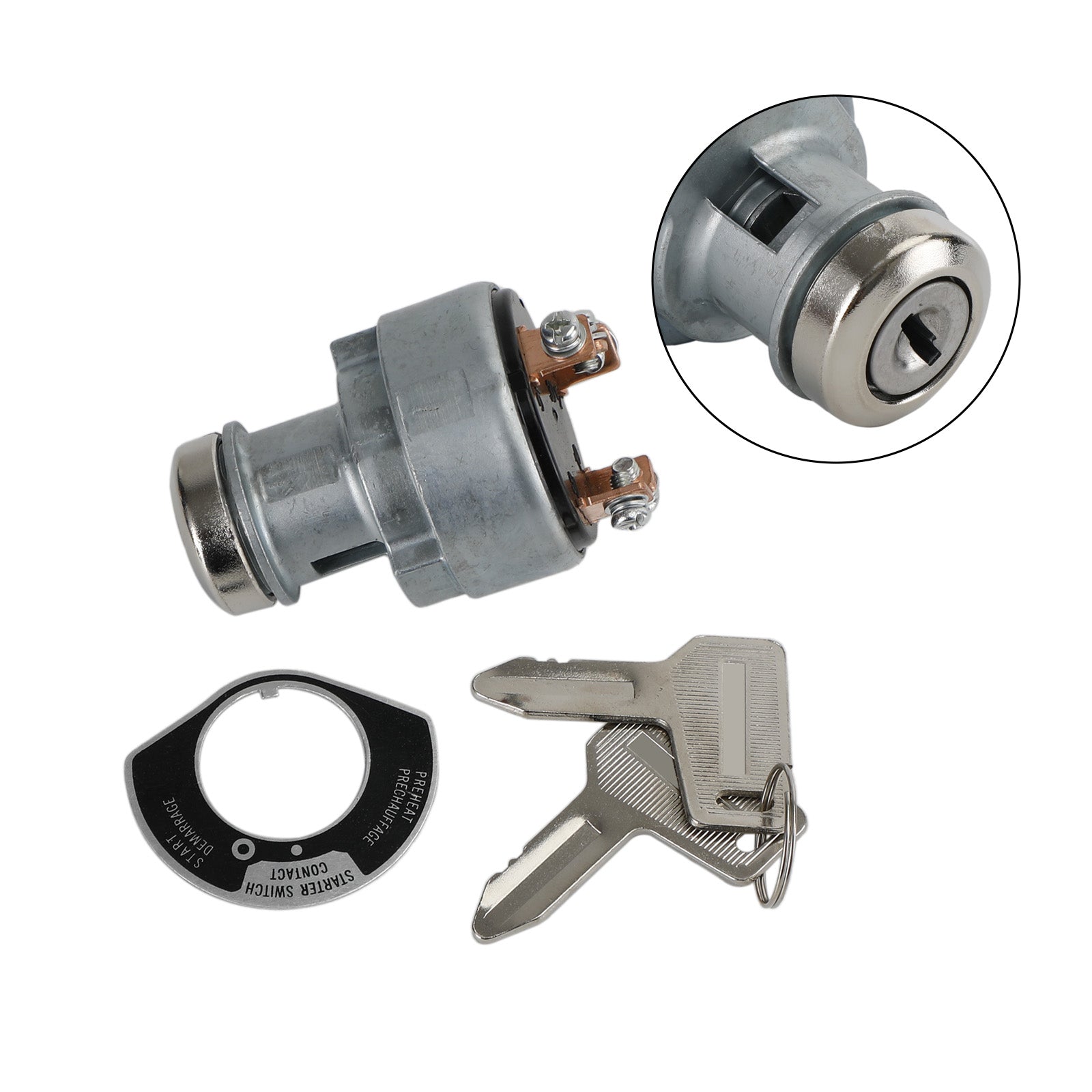 Ignition Switch W/301 Keys 933110-00200 933110-00100 For Yanmar Excavator C50R