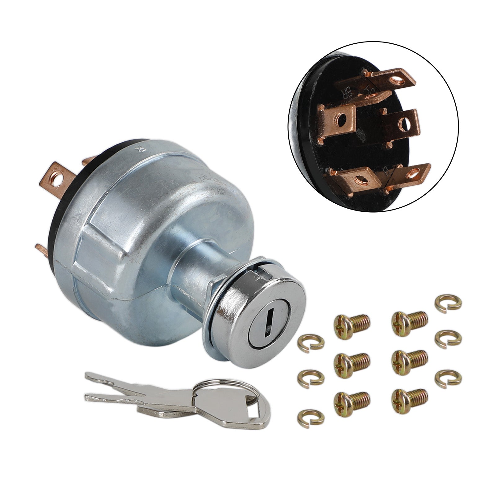Ignition Switch W/2 Keys YN50S00002F1 Fits For Kobelco Excavator SK200-3 SK200-5