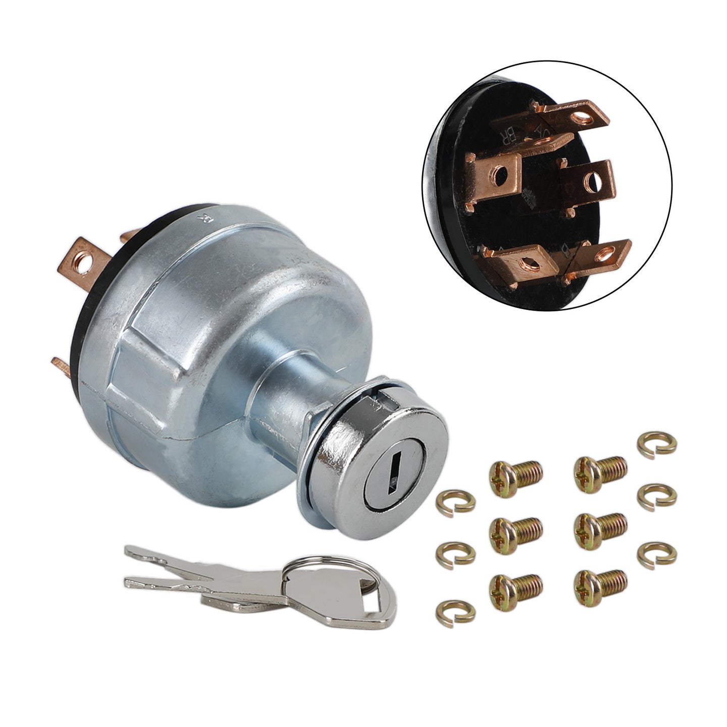 Ignition Switch W/2 Keys YN50S00002F1 Fits For Kobelco Excavator SK200-3 SK200-5