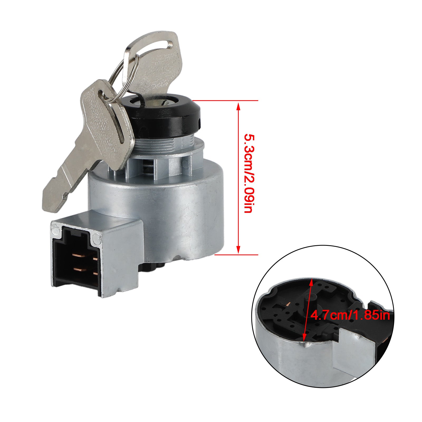 Ignition Switch With Keys 15248-63590 Fits For Kubota 688 688Q Harvester UE