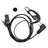 ICOM A24/25-020 Earhook Headset For ICOM A25CE A25N A24 Walkie-Talkie Headset
