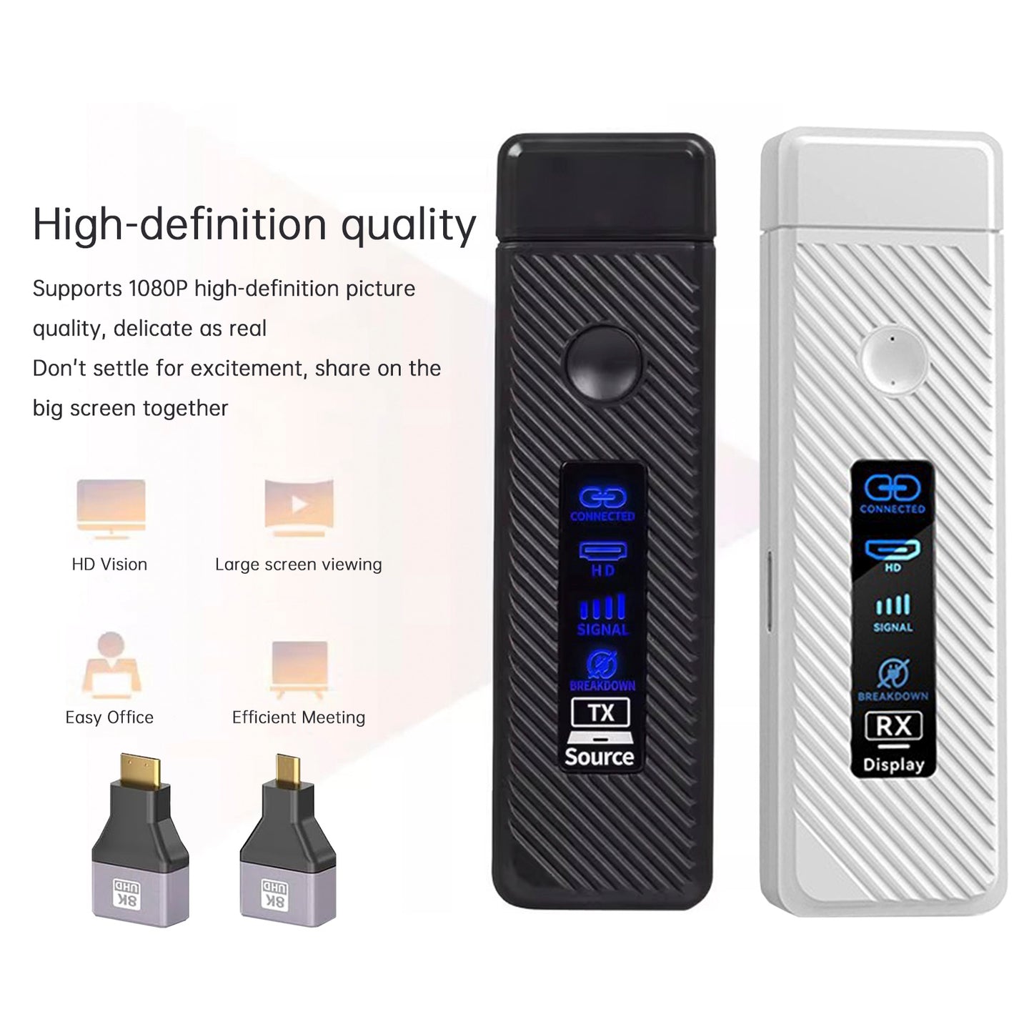 HDMI Wireless Same Screen Projector HD 1080P 50M Video Transmitter Receiver