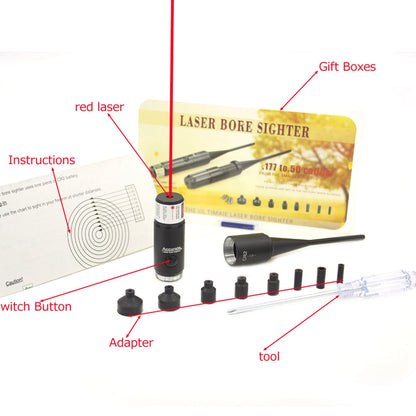 Universal Laser Calibration Tool with Multi-Size Adapters