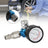 Blue Mini Air Regulator Valve Tool 1/4" Pressure Switch Gauge For Paint Gun