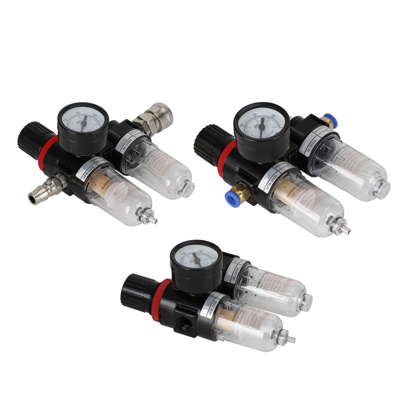 Air Compressor Filter Tool Plastic Reduce Valve Regulator Oil Water Separator