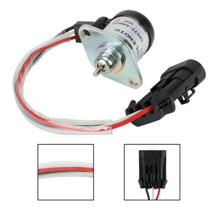 12V 3 Terminal Fuel Shut Off Solenoid For Kubota 1G577-60010 1G577-60011