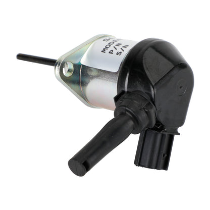 1A021-60017 Fuel Shut Off Solenoid for Kubota D1703, V2203 Engines & L3200, L3400 Tractors, 12V