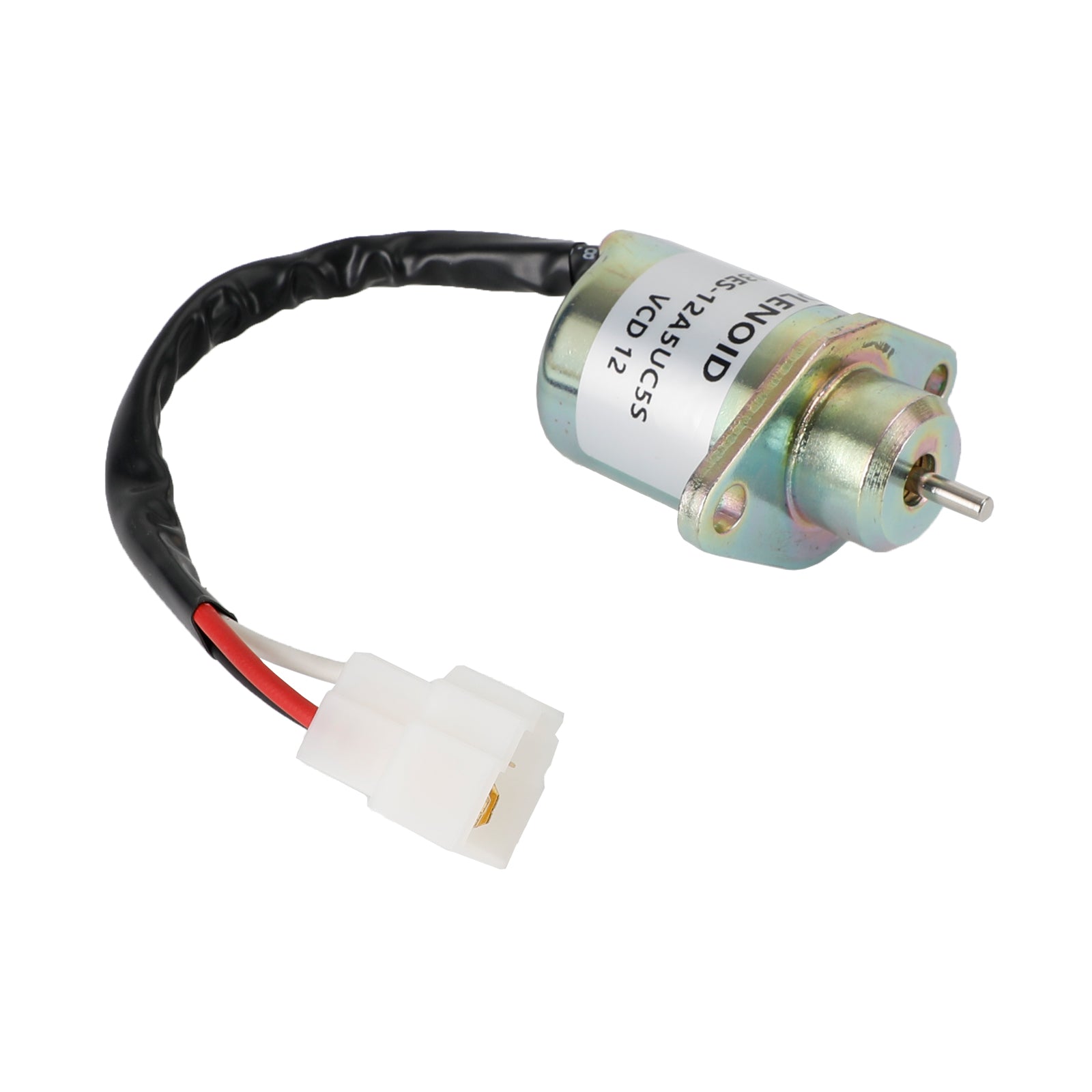 Fuel Shutoff Solenoid 1503ES-12A5UC5S SA-4569-T For Kubota Tractors B1700D