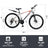 Silver 26 inch wheels 27 speed double disc brake mountain bike (Copy)