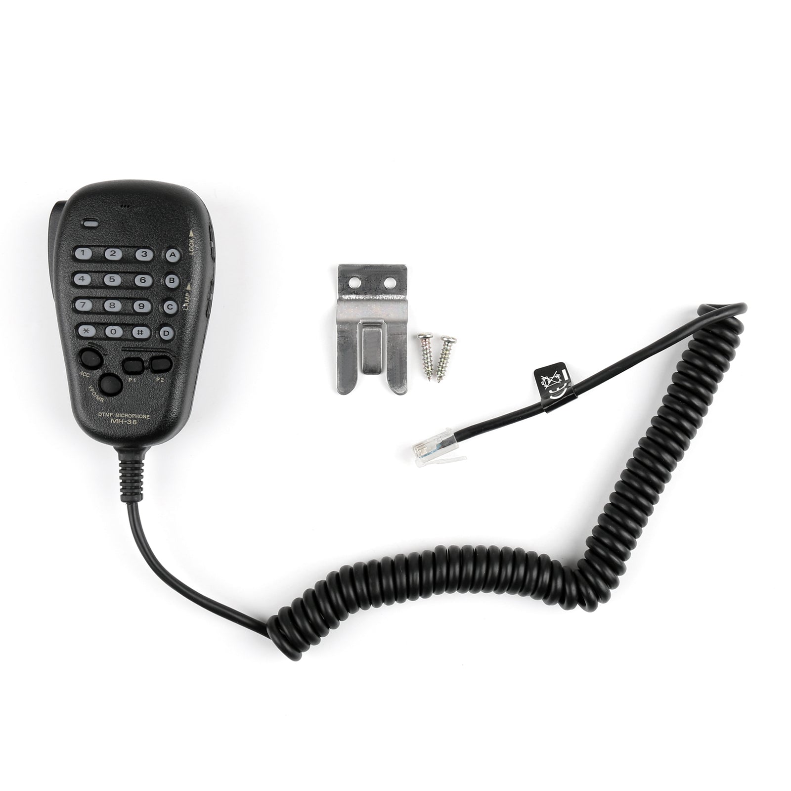 1Pcs DTMF MH-36 Microphone For Yaesu FT90R FT3000M FT8000R FT8100R Radio