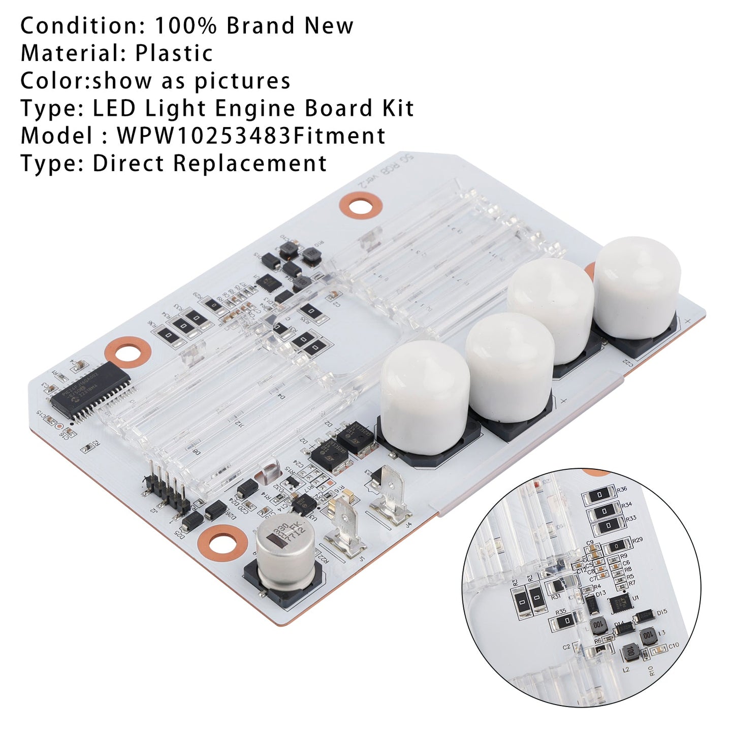 619818Z LED Light Engine Board Kit For IntelliBrite 5G Color LED Pool Light