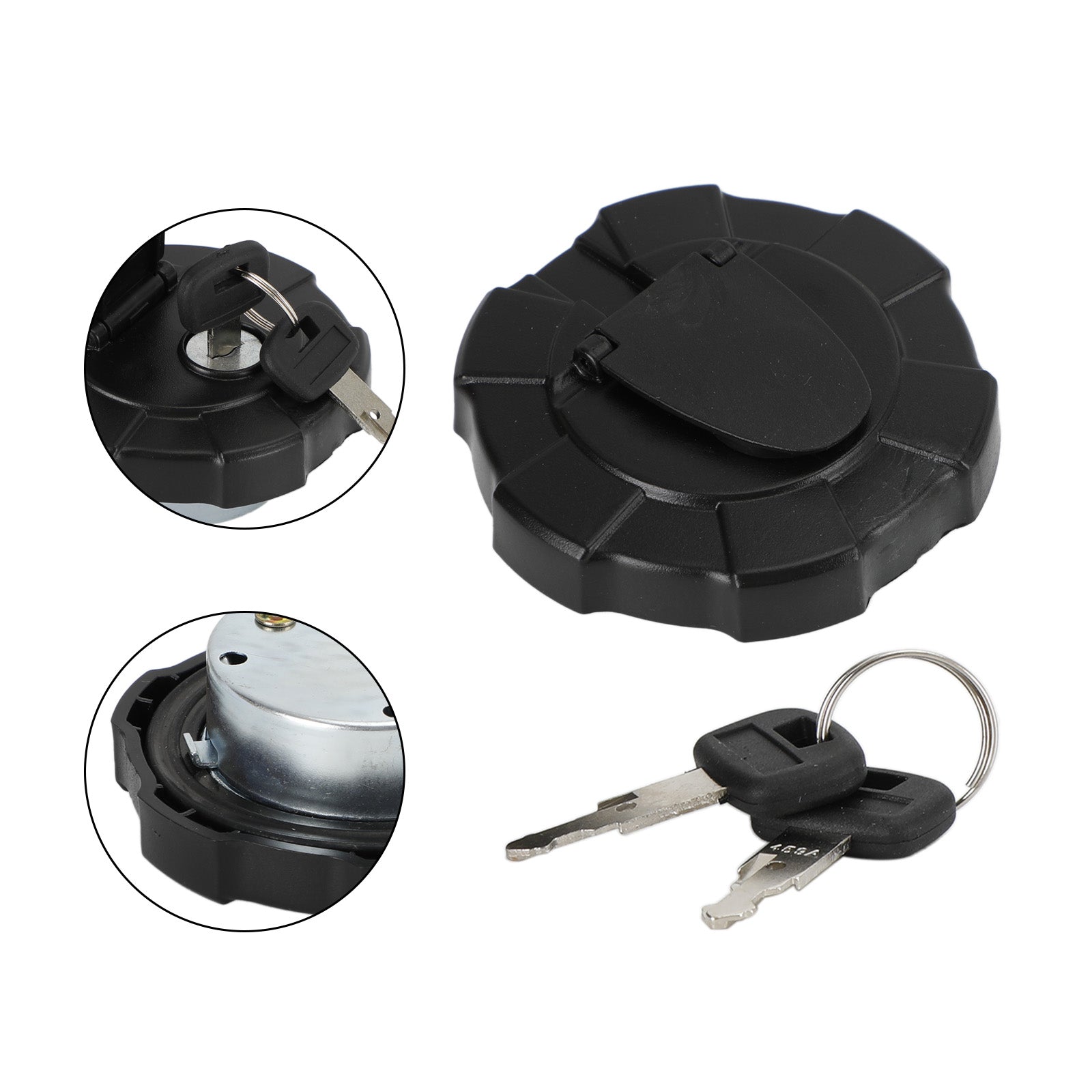 RD411-51122 Fuel Tank Cap W/Key For Kubota Excavator SVL75-2 KX91-3S U35-S2