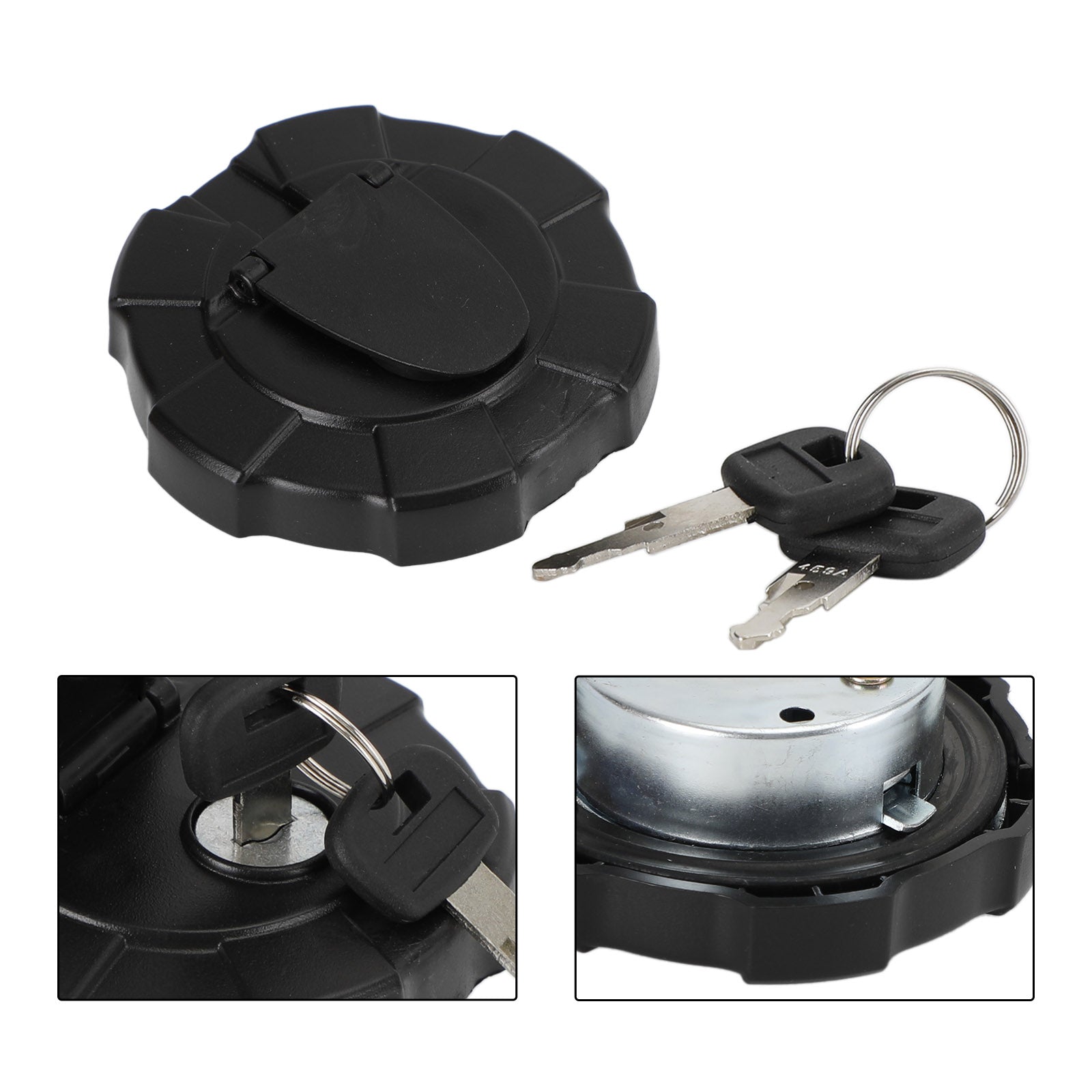 RD411-51122 Fuel Tank Cap W/Key For Kubota Excavator SVL75-2 KX91-3S U35-S2