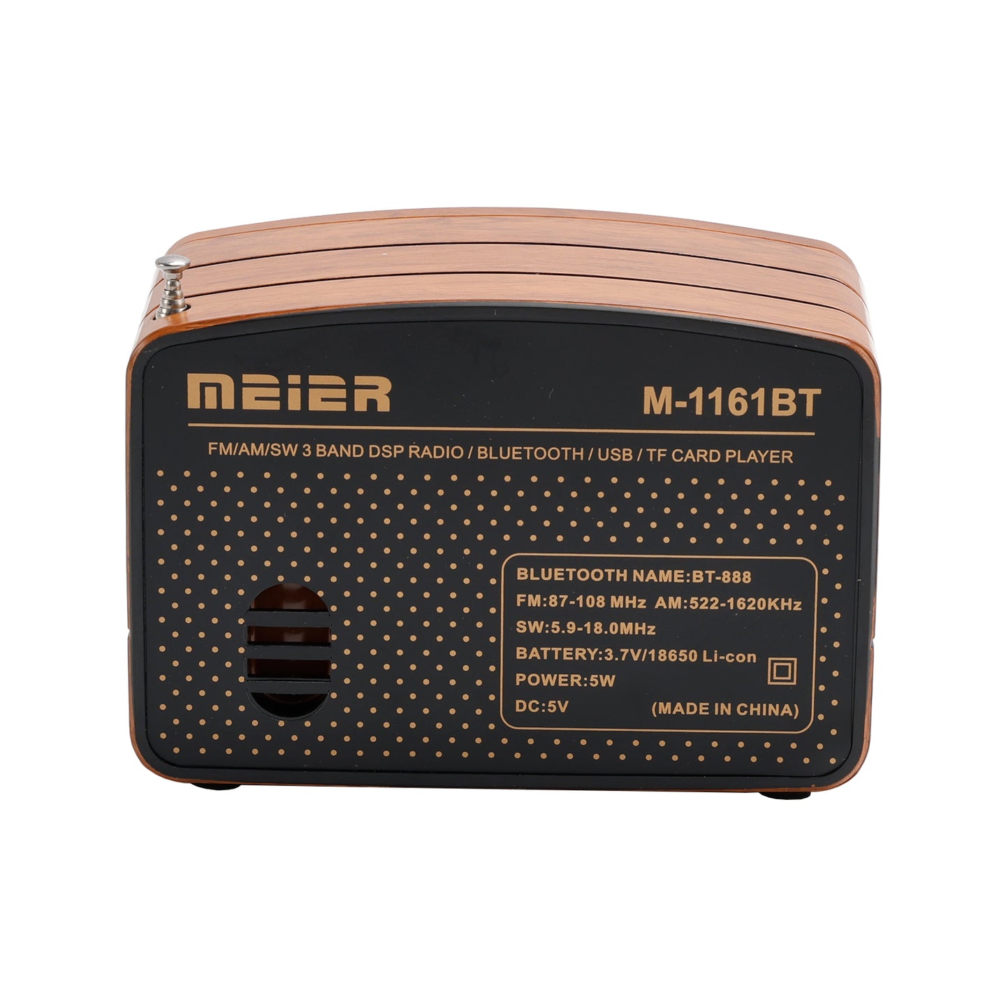 Retro Bluetooth Speaker – Vintage Style Mini Radio with Multifunction Music Player for Home & Travel