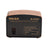 Retro Bluetooth Radio Speaker - Vintage Style Wireless Music Player with FM & Alarm