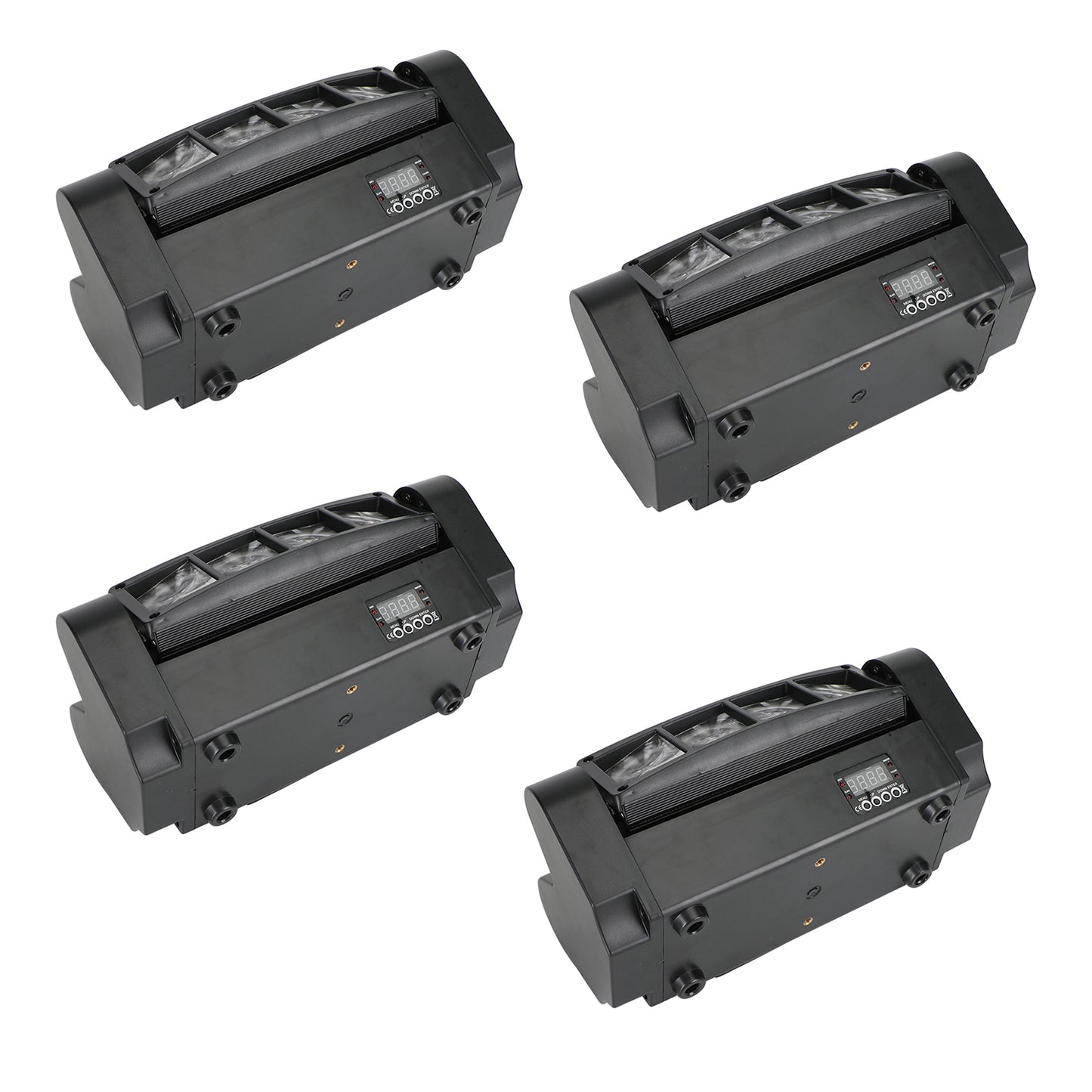 4Pcs 80W 8LED RGBW Spider Moving Head Stage Lighting Beam DMX Party DJ Lighting
