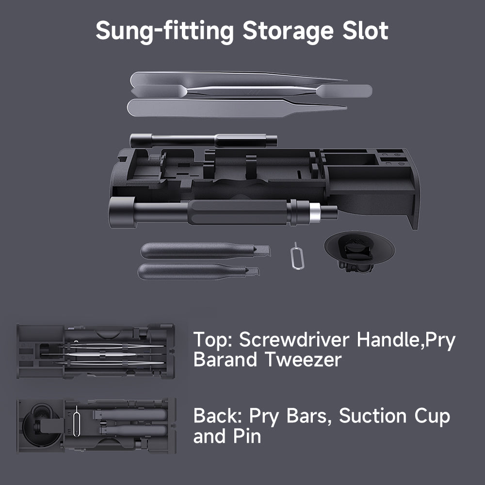 Precision Screwdriver Set 60-Piece DIY PC Phone Electronics Repair Tool Kit Reliability S2 Bits