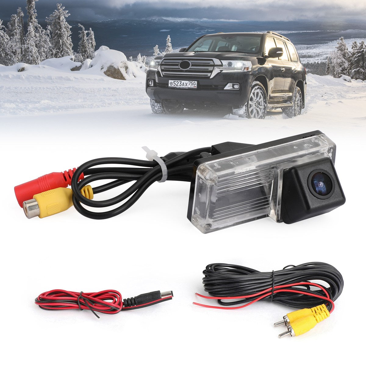 Waterproof Rear View Backup Camera – Reverse Parking Cam for Toyota Land Cruiser 70/100/200 Series