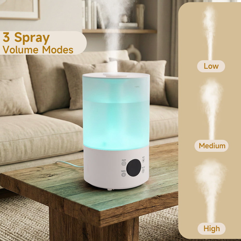 Humidifiers for Bedroom  4L Cool Mist Humidifier for Home Plant and Baby Nursery