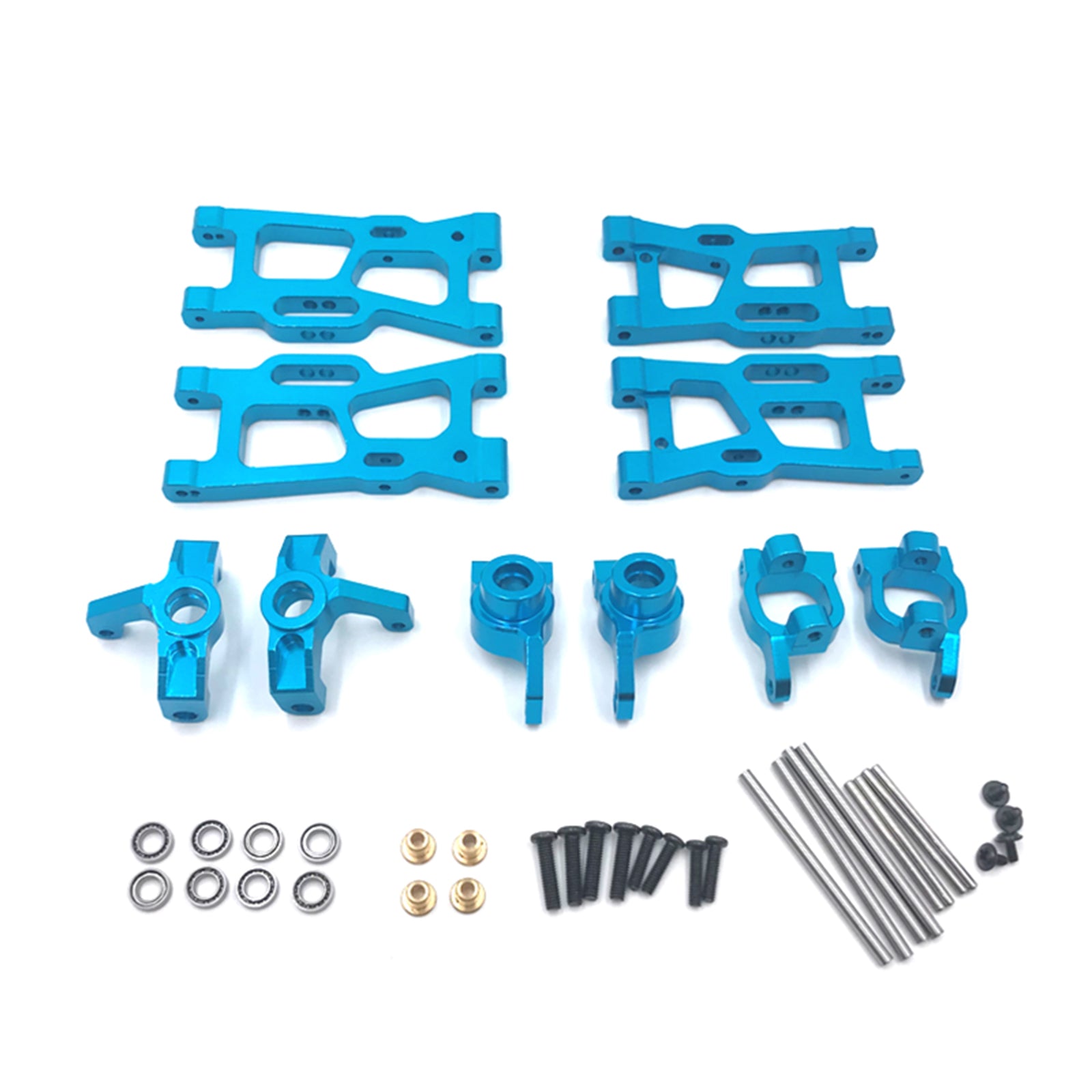 Full Set RC Parts Kit For Wltoys 144001 144002 124016 124017 124018 124019 Blue