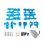 Full Set RC Parts Kit For Wltoys 144001 144002 124016 124017 124018 124019 Blue