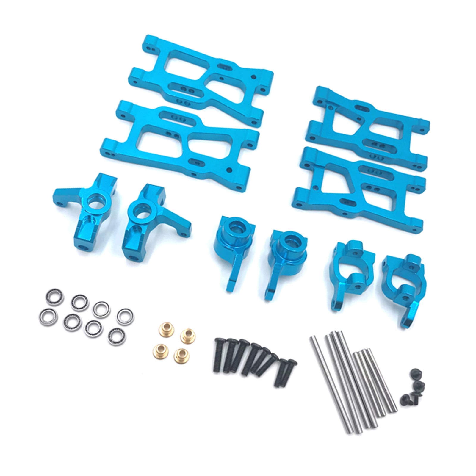 Full Set RC Parts Kit For Wltoys 144001 144002 124016 124017 124018 124019 Blue