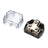 Plastic housing Distribution Block 1x0 In 2x0 GA Out Block Splitter Fusebox Heat resistant Splitter Nickel Plated Clear Cover for Car Audio Marine
